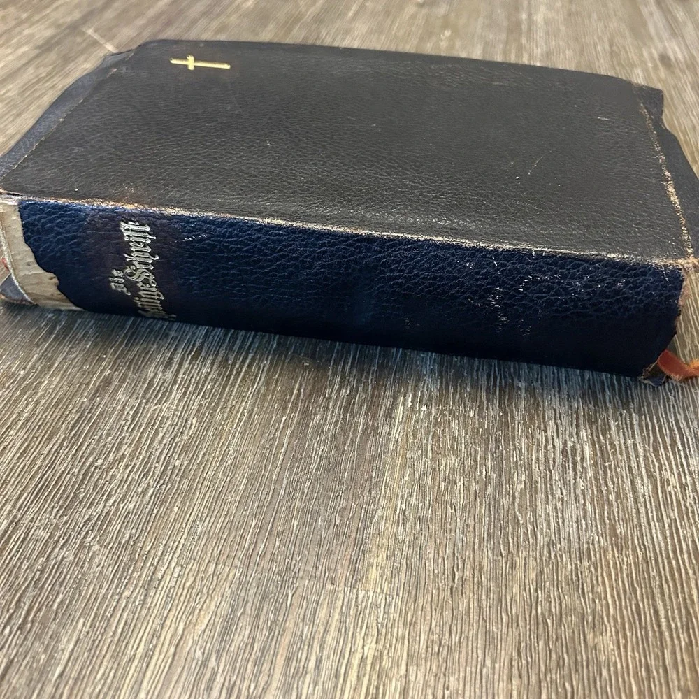 Antique German Martin Luther Bible Die Bibel Concordia St Louis Gilt Edges
